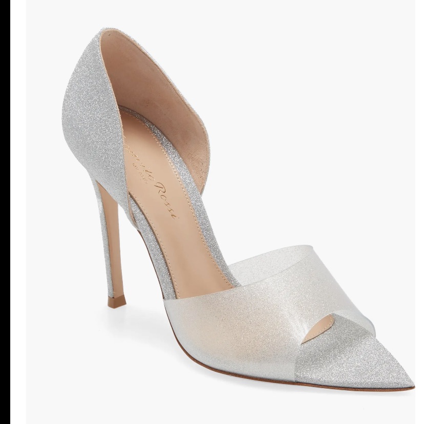 Gianvito Rossi Pointed Toe D'orsay Pump (Women)